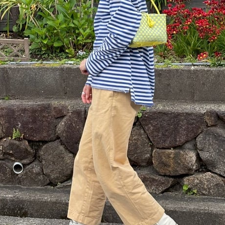 【6月8日(月)〜6月12日(金)発送】 Hello Bag No.27 ' gingham '_Lemongrass