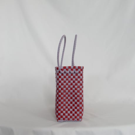 【6月15日(月)〜6月19日(金)発送】 Gummy Bag No.8 (Size: S) ' gingham ' _Humid Cherry