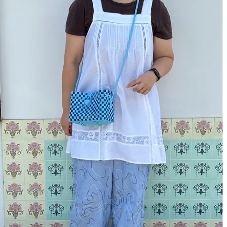 【6月8日(月)〜6月12日(金)発送】 Hello Bag No.14 ' gingham ' _Wave