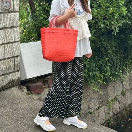 【8月3日(月)〜8月7日(金)発送】 Mekearibag No.22 (Size M) _Tomato Red
