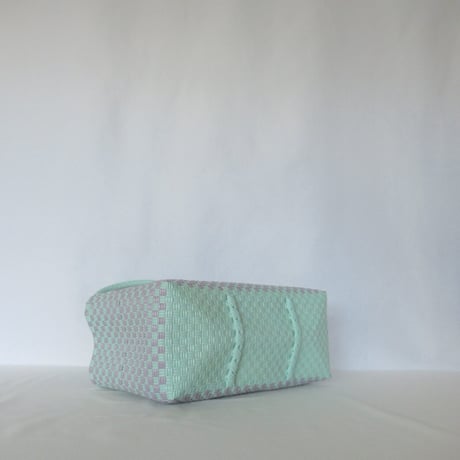 【10月26日(月)〜10月30日(金)発送】 BOSTON BAG No.15  'gingham' _Orchid Dew