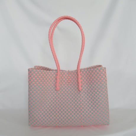 【6月8日(月)〜6月12日(金)発送】 ALLDAY BAG No.11  'gingham'   _Cotton Candy