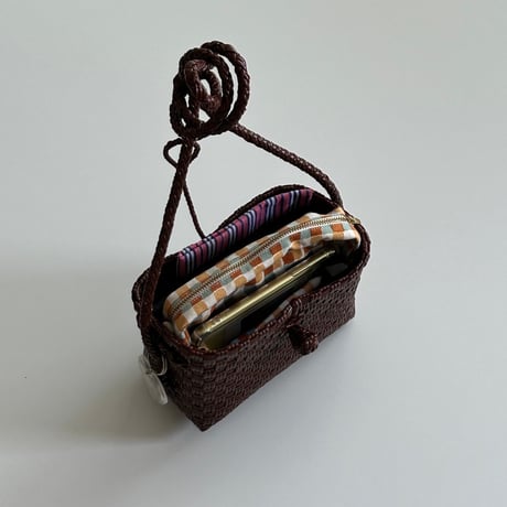 【6月22日(月)〜6月26日(金)発送】 Hello Bag No.32 ' gingham ' _Pansy