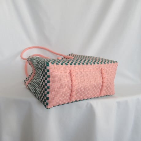 【6月15日(月)〜6月19日(金)発送】 Gummy Bag No.24 (Size: L) ' gingham ' _Guava