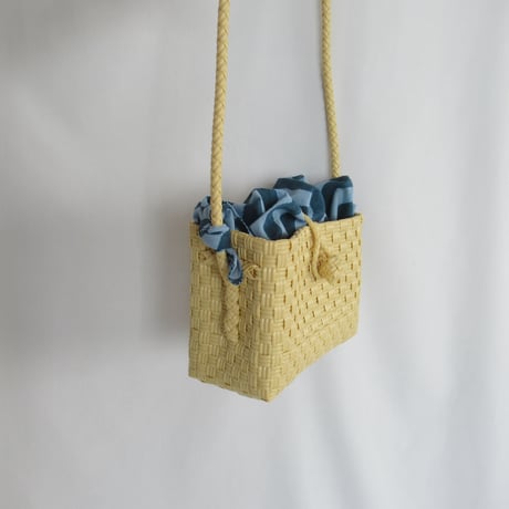 【6月22日(月)〜6月26日(金)発送】 Bag×Handkerchief［I］Hello bag _ Custard