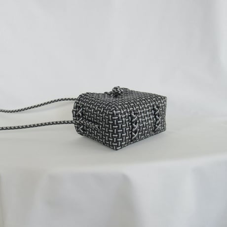【7月13日(月)〜7月17日(金)発送】 Hello Bag  No.9 _Black × Silver