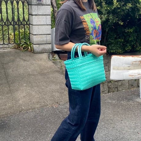 【6月15日(月)〜6月19日(金)発送】 Mekearibag No.10 (Size: S) _Peacock Green