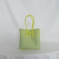 【7月21日(火)〜7月24日(金)発送】 Gummy Bag No.5 (Size: S) ' gingham ' _Lemongrass