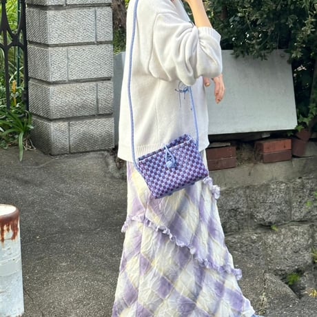 【6月22日(月)〜6月26日(金)発送】 Hello Bag No.32 ' gingham ' _Pansy