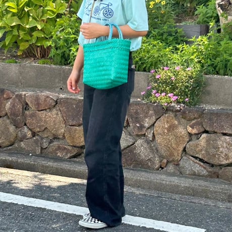 【6月15日(月)〜6月19日(金)発送】 Mekearibag No.10 (Size: S) _Peacock Green