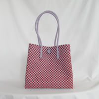 【7月21日(火)〜7月24日(金)発送】 Gummy Bag No.24 (Size: L) ' gingham ' _Humid Cherry