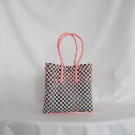 【6月15日(月)〜6月19日(金)発送】 Gummy Bag No.7 (Size: S) ' gingham ' _Guava