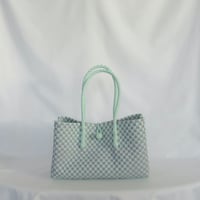 【6月8日(月)〜6月12日(金)発送】 BOSTON BAG No.19  'gingham' _ Orchid Dew