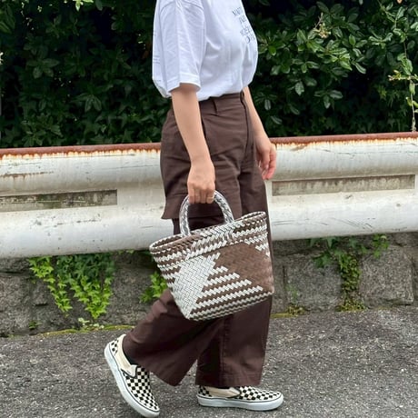【7月21日(火)〜7月24日(金)発送】 Mekearibag No.11 (Size: S) _Mocha Brown × Gomashio