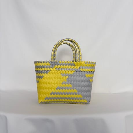 【6月29日(月)〜7月3日(金)発送】 Mekearibag No.13 (Size: S) _Yellow Silver (cross)