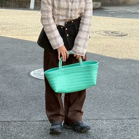 【8月31日(月)〜順次発送】 Mekearibag BOUQUET No.17 _Peacock Green