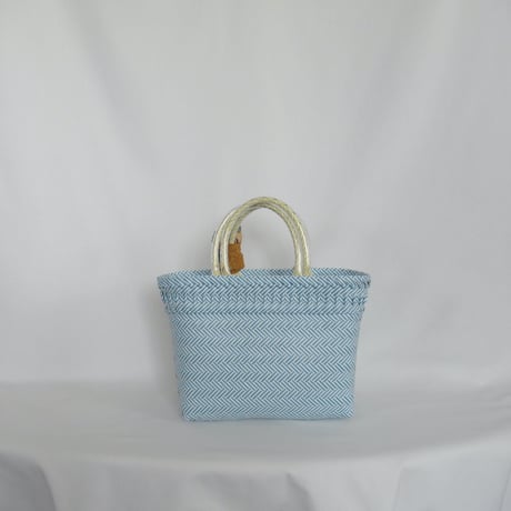 【6月15日(月)〜6月19日(金)発送】 Bag×Handkerchief［D］Mekearibag (Size : S) _Powder Blue