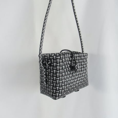 【7月13日(月)〜7月17日(金)発送】 Hello Bag  No.9 _Black × Silver