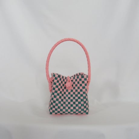 【6月15日(月)〜6月19日(金)発送】 BÉBÉ BAG No.14 ' gingham ' _ Guava