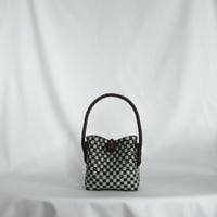 【6月15日(月)〜6月19日(金)発送】 BÉBÉ BAG No.10 ' gingham ' _Chocomint