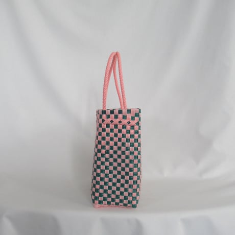 【6月15日(月)〜6月19日(金)発送】 Gummy Bag No.7 (Size: S) ' gingham ' _Guava