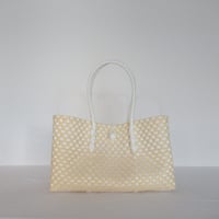 【11月2日(月)〜11月6日(金)発送】  BOSTON BAG No.17 'gingham' _ Custard Fizz