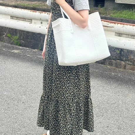 【7月13日(月)〜7月17日(金)発送】 Gummy Bag No.21 (Size: L) _Egg Shell White