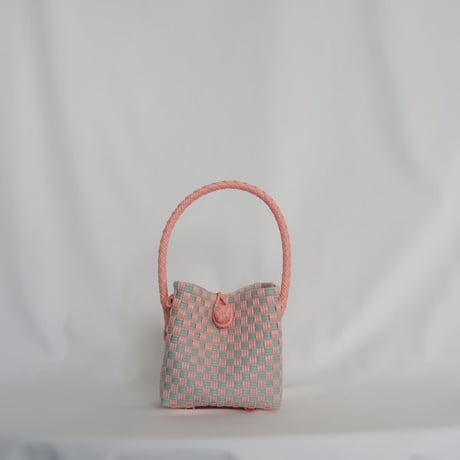 【10月26日(月)〜10月30日(金)発送】 BÉBÉ BAG No.10 ' gingham ' _Cotton Candy