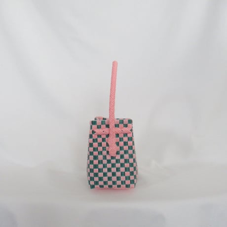【6月15日(月)〜6月19日(金)発送】 BÉBÉ BAG No.14 ' gingham ' _ Guava