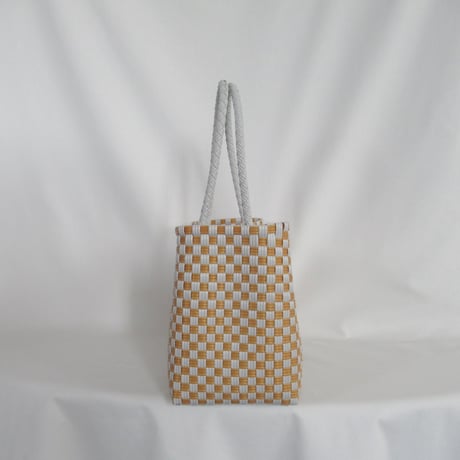 【7月13日(月)〜7月17日(金)発送】 BOSTON BAG No.23 'gingham' _ Moon
