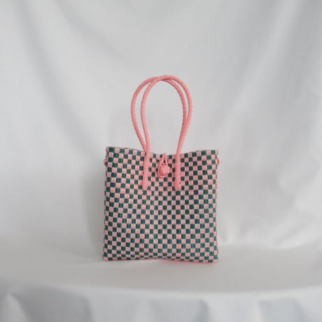 【6月15日(月)〜6月19日(金)発送】 Gummy Bag No.7 (Size: S) ' gingham ' _Guava
