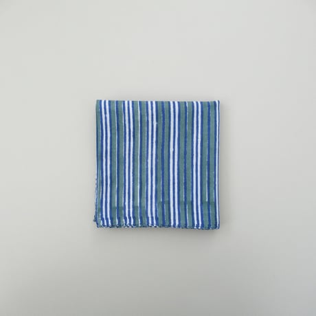 ★【9月7日(月)〜9月11日(金)発送】 Indian Cotton Handkerchief [N] - ST37