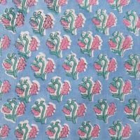 【6月22日(月)〜6月26日(金)発送】  Indian Cotton Handkerchief [E] -BLUE58