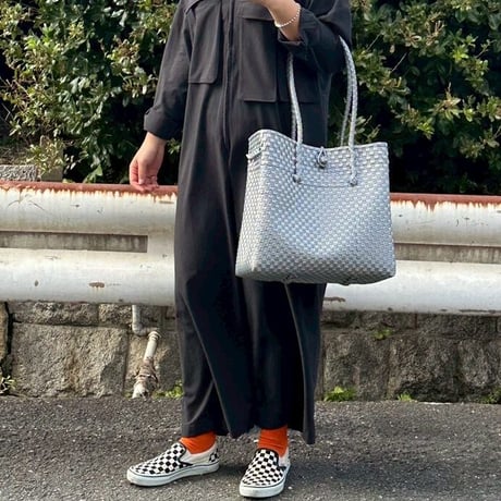 【11月2日(月)〜11月6日(金)発送】Gummy Bag No.403 (Size: L) _Metallic Silver