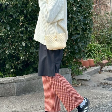 【9月28日(月)〜10月2日(金)発送】  Hello Bag  No.7 _ Eggnog (soft)
