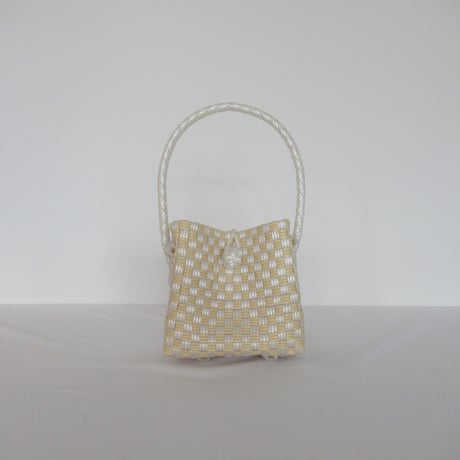 【10月26日(月)〜10月30日(金)発送】 BÉBÉ BAG No.14 ' gingham ' _ Custard Fizz