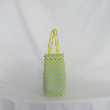 【7月21日(火)〜7月24日(金)発送】 Gummy Bag No.5 (Size: S) ' gingham ' _Lemongrass