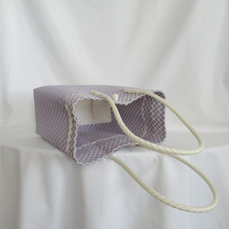 【11月2日(月)〜11月6日(金)発送】Gummy Bag No.501 (Size: L) ' gingham ' _Milky Purple Fizz