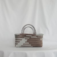 【7月13日(月)〜7月17日(金)発送】 Mekearibag BOUQUET(cross) No.10 _Mocha Silver