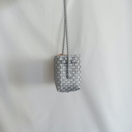 【6月15日(月)〜6月19日(金)発送】 Bag×Handkerchief［G］Hello bag _ Metallic Silver
