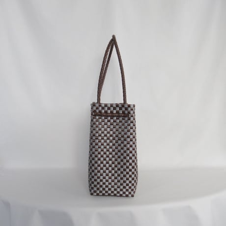 【7月21日(火)〜7月24日(金)発送】 Gummy Bag No.17 (Size: M) ' gingham ' _Urban Taupe