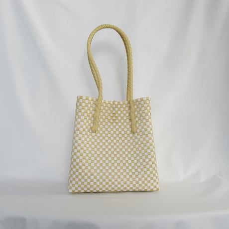 【7月13日(月)〜7月17日(金)発送】 Gummy Bag No.17 (Size: M) ' gingham ' _Milk Crepe
