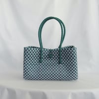 【6月8日(月)〜6月12日(金)発送】 BOSTON BAG No.25  'gingham' _ Lotus Pond