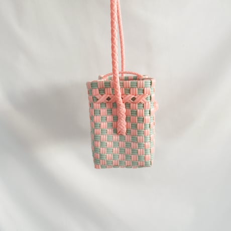 【6月1日(月)〜6月5日(金)発送】 Hello Bag No.22 ' gingham '_ Cotton Candy