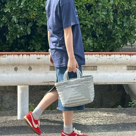 【6月22日(月)〜6月26日(金)発送】 Mekearibag No.12 (Size: S) _Silver × Gomashio