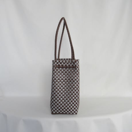 【7月21日(火)〜7月24日(金)発送】 Gummy Bag No.17 (Size: M) ' gingham ' _Urban Taupe