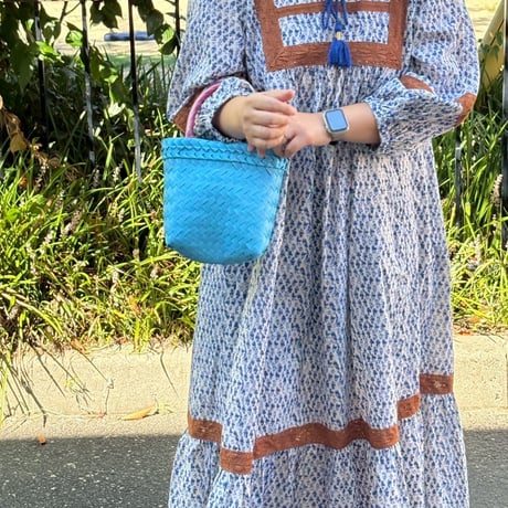 mekearisa 　メケアリバックxs　パウダーブルー・ピンク　新品 mekearisa メケアリバックxs パウダーブルー・ピンク 新品