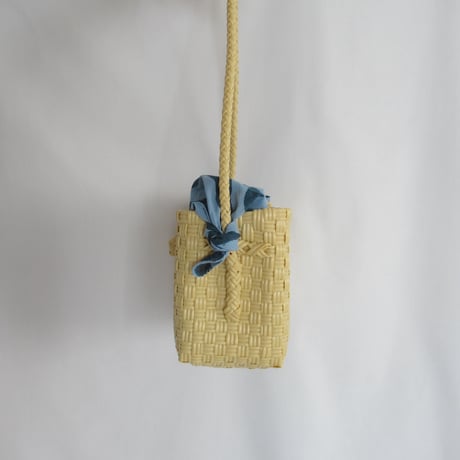 【6月22日(月)〜6月26日(金)発送】 Bag×Handkerchief［I］Hello bag _ Custard