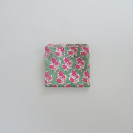 【7月21日(火)〜7月24日(金)発送】 Indian Cotton Handkerchief [H] - DG23