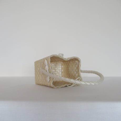 【10月26日(月)〜10月30日(金)発送】 BÉBÉ BAG No.14 ' gingham ' _ Custard Fizz